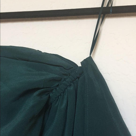 Anthropologie Maeve Silk Ruffle One Shoulder Top 8 - Picture 7 of 8